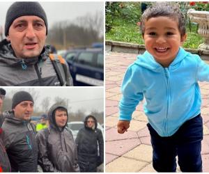 Cum l-au găsit poliţiştii pe Radu Ayan, copilul de 2 ani dispărut în Botoşani. A stat o noapte întreagă singur, în pădure