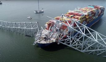 Nava cargo care a prăbușit podul din Baltimore a mai fost implicată într-un incident similar în portul Anvers, în 2016