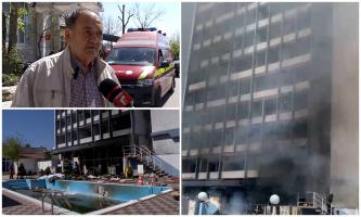 Incendiu la un hotel din Mamaia. Ipoteza administratorului despre ce ar fi provocat flăcările