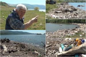 Comuna din România sufocată de tone de gunoaie din toată Europa. Maldărele de deşeuri sunt adunate de apele Dunării