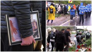Zeci de oameni au refăcut traseul lui Sebi și al Robertei din noaptea în care au fost uciși de Vlad Pascu. Șoseaua încă nu are trotuar