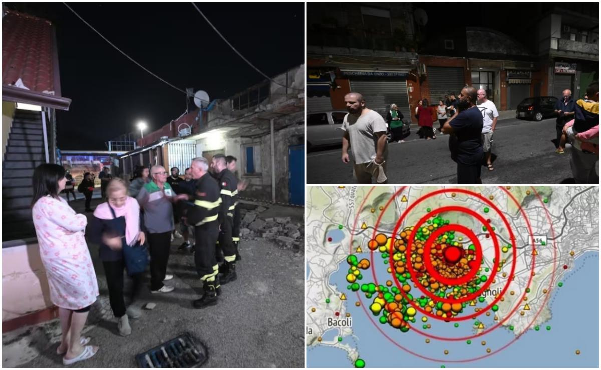 Un nuovo terremoto, prodotto a soli 3 km di profondità, ha colpito vicino a Napoli in Italia.  La gente è scesa in strada, terrorizzata