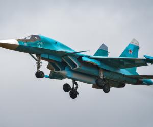 Un avion de luptă Su-34 s-a prăbuşit în Rusia. Ministerul Apărării de la Moscova dă vina pe o defecțiune tehnică