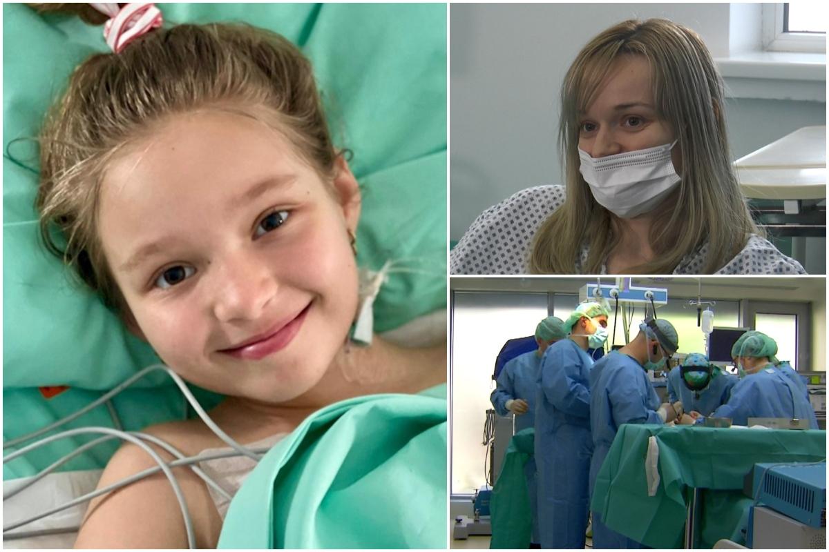 Surpriză pentru Erika, o fetiță de 8 ani din Vâlcea: a primit o nouă șansă la viață datorită mamei ei. Surpriză pentru Erika, o fetiță de 8 ani din Vâlcea: a primit o nouă șansă la viață datorită mamei ei.