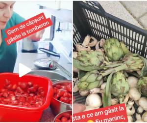 O româncă stabilită în Spania arată ce găteşte cu alimentele pe care le găseşte prin gunoaie. Aleg și eu ce e bun, ce nu e bun